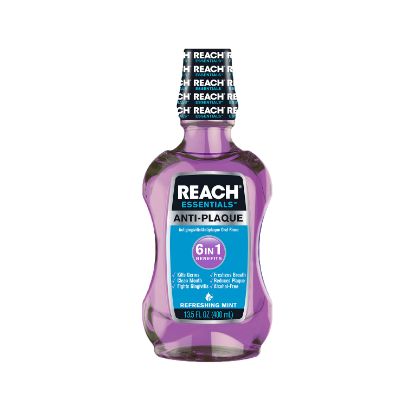 Mouth wash with metallic label printing